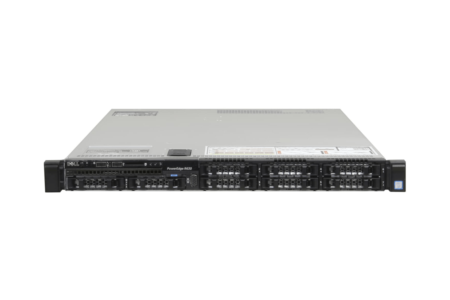 Refurbished Dell PowerEdge R630 8-Bay 2.5" 1U server front view